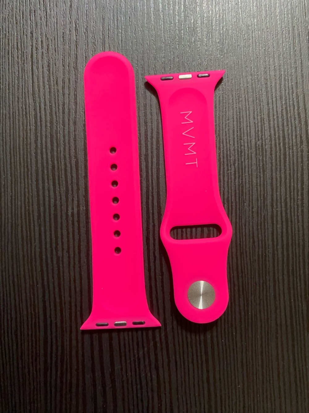 MVMT Bright Pink Silicone Watch Band for Apple Watch